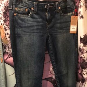 NWT True Religion Jeans one dark pair & light pair
